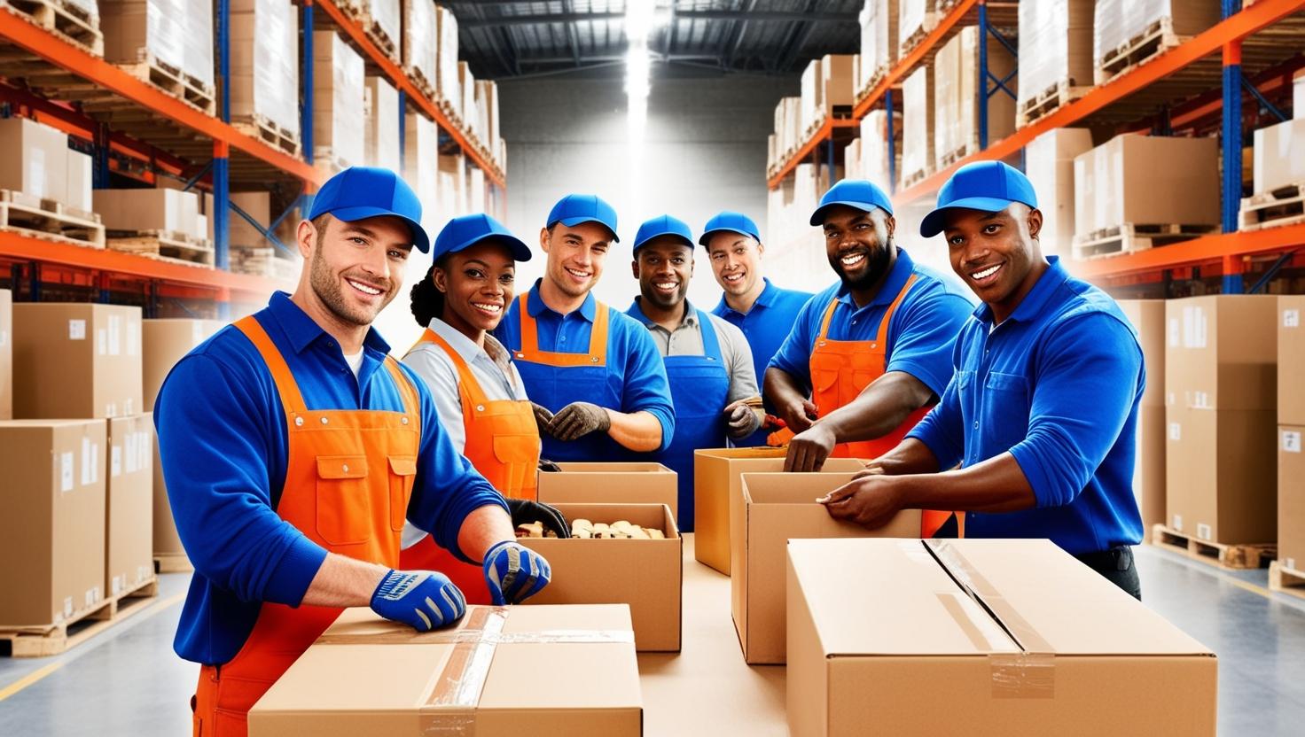 Amazon Picker Packers at Work