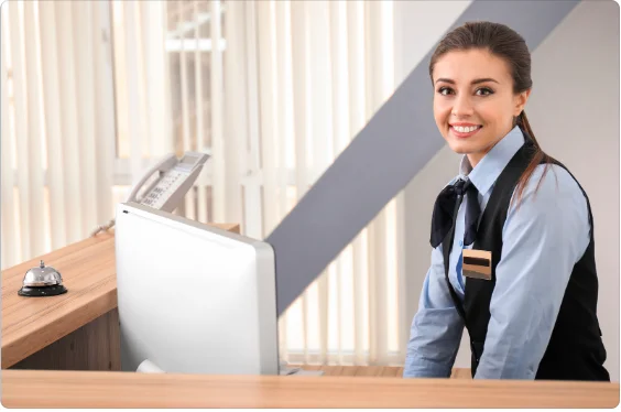 Hotel Receptionist in UK