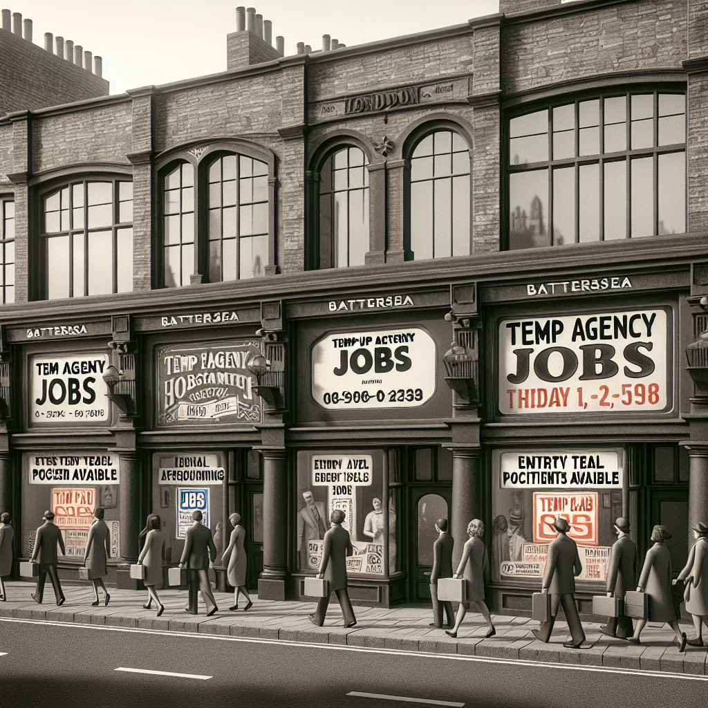 Find Temp Agency Jobs In Battersea Entry Level